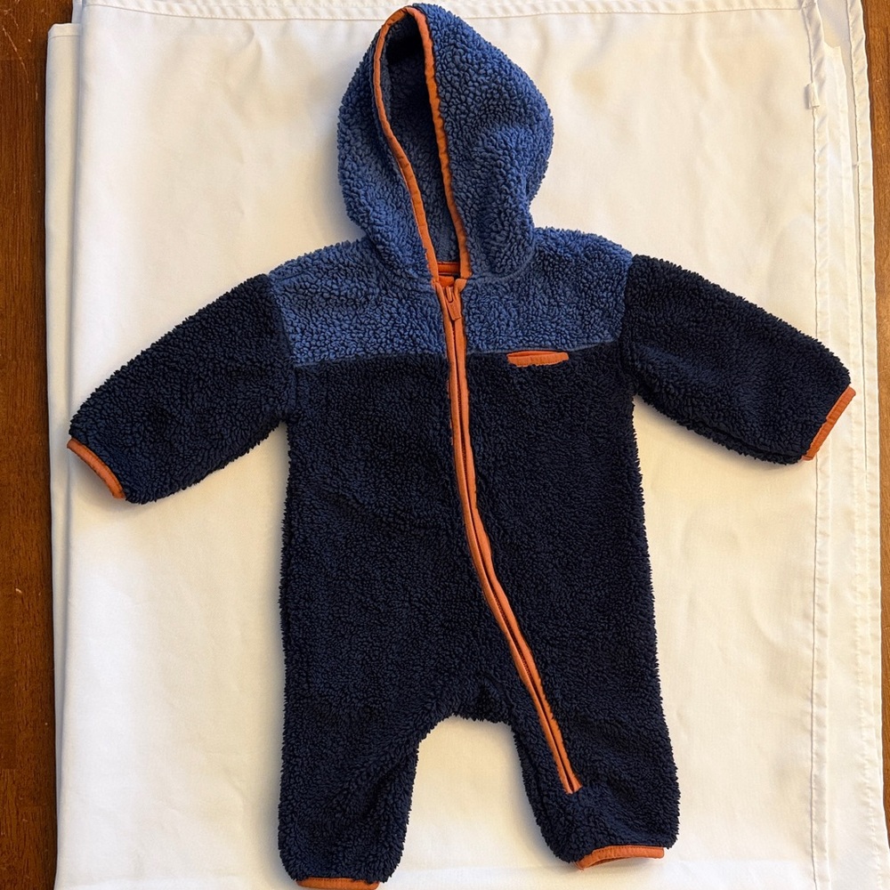 Old Navy Navy and Orange Kids One Piece